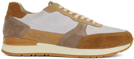 Dune London Dune Mannen Treaty - Textuur Veterschoenen Taupe - EU 43 / UK 9