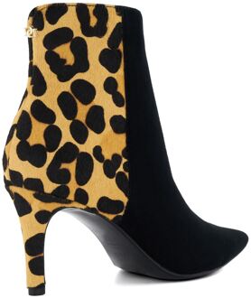 Dune London Dune Obsessive 2 Laarzen in luipaardleer voor dames - maat Bruin