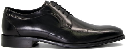 Dune London Dune Sheath Leren Zwarte Oxford Schoenen Voor Heren