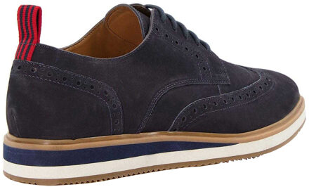 Dune London Heren Britle Nubuck Casual Schoenen (Marine) Navy - EU 40.5 / UK 7