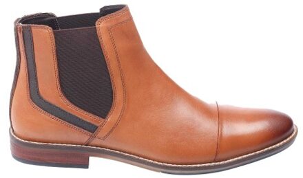 Dune London Heren Chappy Casual Chelsea Laarzen (Tan) Bruin