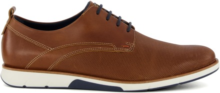 Dune London Men's Dune Barnabey Casual Gibson Shoes in Tan Bruin - EU 47.5 / UK 12