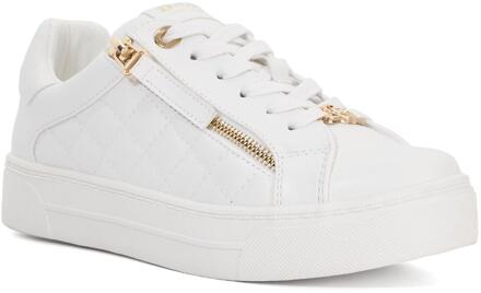 Dune London Vrouwen Eisel Gequilt Flatform Sneakers (Wit) - maat EU 36 / UK 3