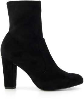 Dune London Women's Dune Oty Heeled Ankle Boots in Black Zwart - EU 36 / UK 3