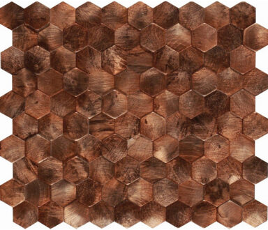 Dune Mozaiek Tegels Dune Corten Hexagon 26x30.2 cm Bruin Dune