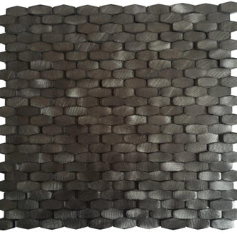 Dune Mozaiek Tegels Dune Halley Hexagon 28.4x30 cm Gunmetal Dune
