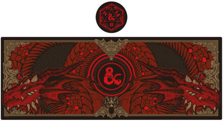 Dungeons and Dragons: Desk Mat & Coaster Set Gaming muismat
