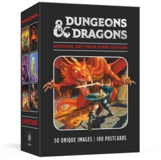 Dungeons & Dragons 100 Postcards: Archival Art From Every Edition - Dungeons & Dragons - Official Dungeons & Dragons