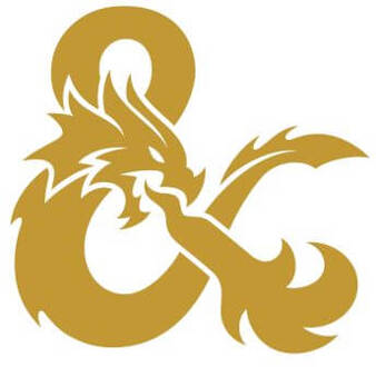Dungeons & Dragons Ampersand Gold Women's T-Shirt - Wit - XXL