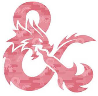 Dungeons & Dragons Ampersand Roze Men's T-Shirt - Wit - XL