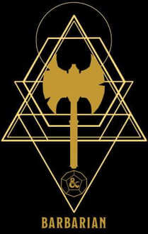 Dungeons & Dragons Barbarian Men's T-Shirt - Zwart - L