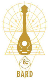 Dungeons & Dragons Bard Men's T-Shirt - Wit - L