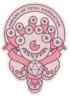 Dungeons & Dragons Beholder Dreams Men's T-Shirt - Wit - S