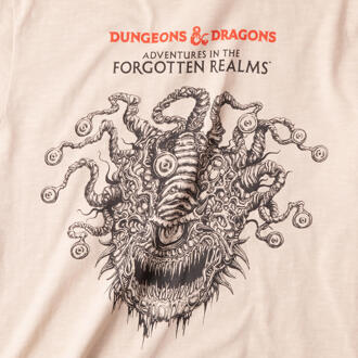 Dungeons & Dragons Beholder Unisex T-Shirt - White Vintage Wash - XXL Crème