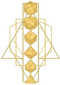 Dungeons & Dragons Celestial Dice Sweatshirt - Wit - L