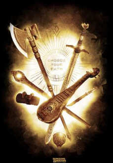 Dungeons & Dragons Choose Your Path Men's T-Shirt - Black - 3XL Zwart