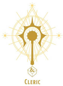 Dungeons & Dragons Cleric Women's T-Shirt - Wit - M