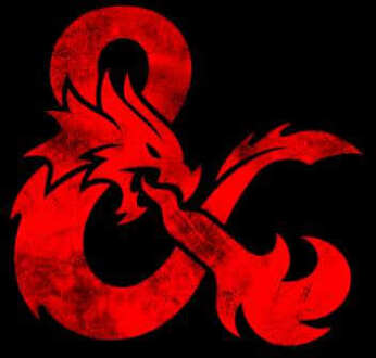 Dungeons & Dragons D&D Ampersand Men's T-Shirt - Zwart - M