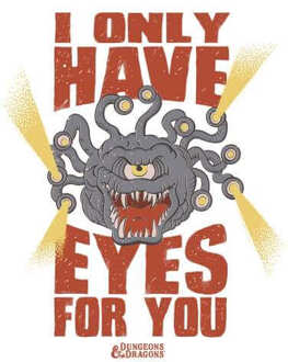 Dungeons & Dragons D&D Cartoon Beholder Unisex T-Shirt - Wit - XXL