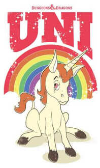 Dungeons & Dragons D&D Cartoon Uni Unisex T-Shirt - Wit - M