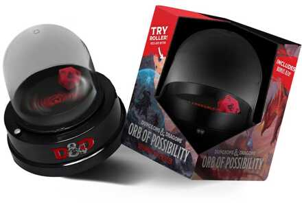 Dungeons & Dragons Dice roller with dice Orb of Possibility
