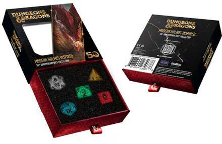Dungeons & Dragons Dice Set 50th Anniversary: Modern Holmes Inspired