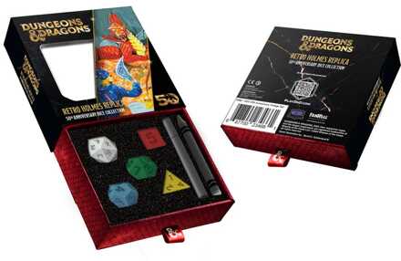 Dungeons & Dragons Dice Set 50th Anniversary: Retro Holmes Replica