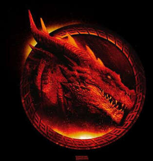 Dungeons & Dragons Dragon Fire Men's T-Shirt - Black - M Zwart