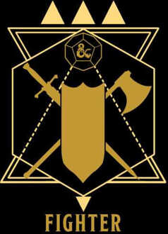 Dungeons & Dragons Fighter Men's T-Shirt - Zwart - XL