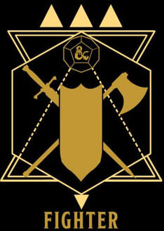 Dungeons & Dragons Fighter Women's T-Shirt - Zwart - S