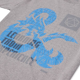 Dungeons & Dragons Learning From Experience Unisex T-Shirt - Grijs - S