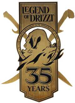Dungeons & Dragons Metal Card 35th Anniversary Legend of Drizzt Limited Edition