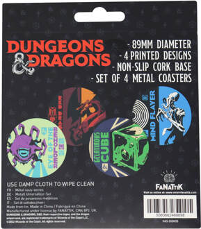 Dungeons & Dragons Metal Coaster Set