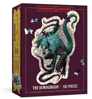 Dungeons & Dragons Mini Shaped Jigsaw Puzzle: The Demogorgon Edition - Dungeons & Dragons - Official Dungeons & Dragons Lice