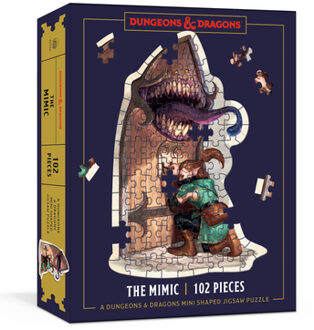 Dungeons & Dragons Mini Shaped Jigsaw Puzzle: The Mimic Edition -  Official Dungeons & Dragons Licensed (ISBN: 9780593580691)