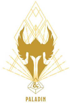 Dungeons & Dragons Paladin Men's T-Shirt - Wit - S