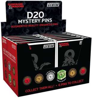 Dungeons & Dragons Pins Blind Box Mystery Mystery D20 Pins Assortment (10)
