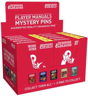 Dungeons & Dragons Pins Blind Box Mystery Mystery Player Manuel Pins Assortment (10)