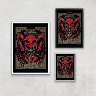 Dungeons & Dragons Players Handbook Giclee Art Print - A2 - Print Only