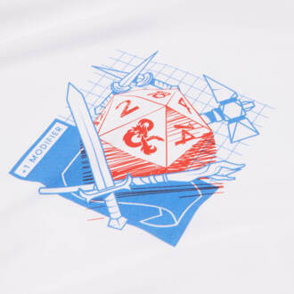 Dungeons & Dragons Players Handbook Unisex T-Shirt - Wit - M
