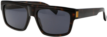 Dunhill Stijlvolle zonnebril Du0054S Dunhill , Black , Heren - 56 MM