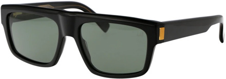 Dunhill Stijlvolle zonnebril Du0055S Dunhill , Black , Heren - 57 MM