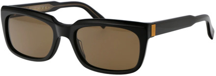 Dunhill Stijlvolle zonnebril Du0056S Dunhill , Black , Heren - 57 MM