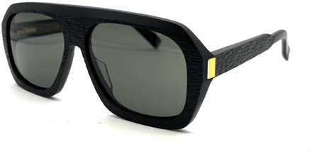 Dunhill Zwarte zonnebril voor vrouwen Dunhill , Black , Dames - 59 MM