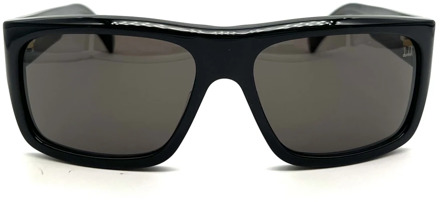 Dunhill Zwarte zonnebril voor vrouwen Dunhill , Black , Dames - 60 MM