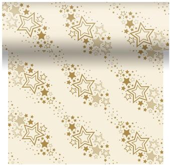 duni 3-in1 Holiday Star Cream 40x480cm crème
