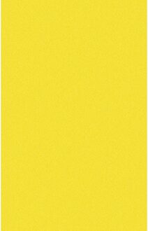 duni Geel tafelkleed/tafellaken 138 x 220 cm van papier met plastic laagje