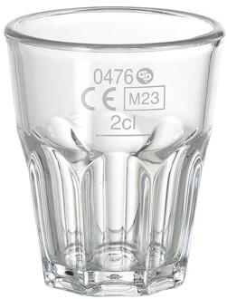 duni Kunststof Shotglas Any Day 3cl 6st transparant