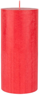 duni Rode cilinderkaarsen/ stompkaarsen 15 x 7 cm 50 branduren