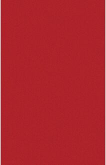 duni Rood tafelkleed/tafellaken 138 x 220 cm van papier met plastic laagje